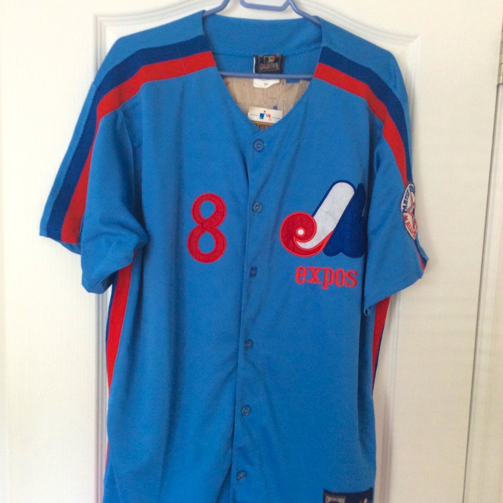 NWT Jersey #8 Gary Carter 1982 Montreal Expos